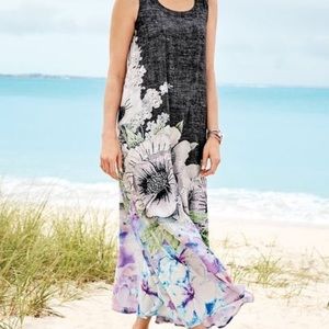 NWT Soft Surroundings Fleuressa Maxi dress. Size M